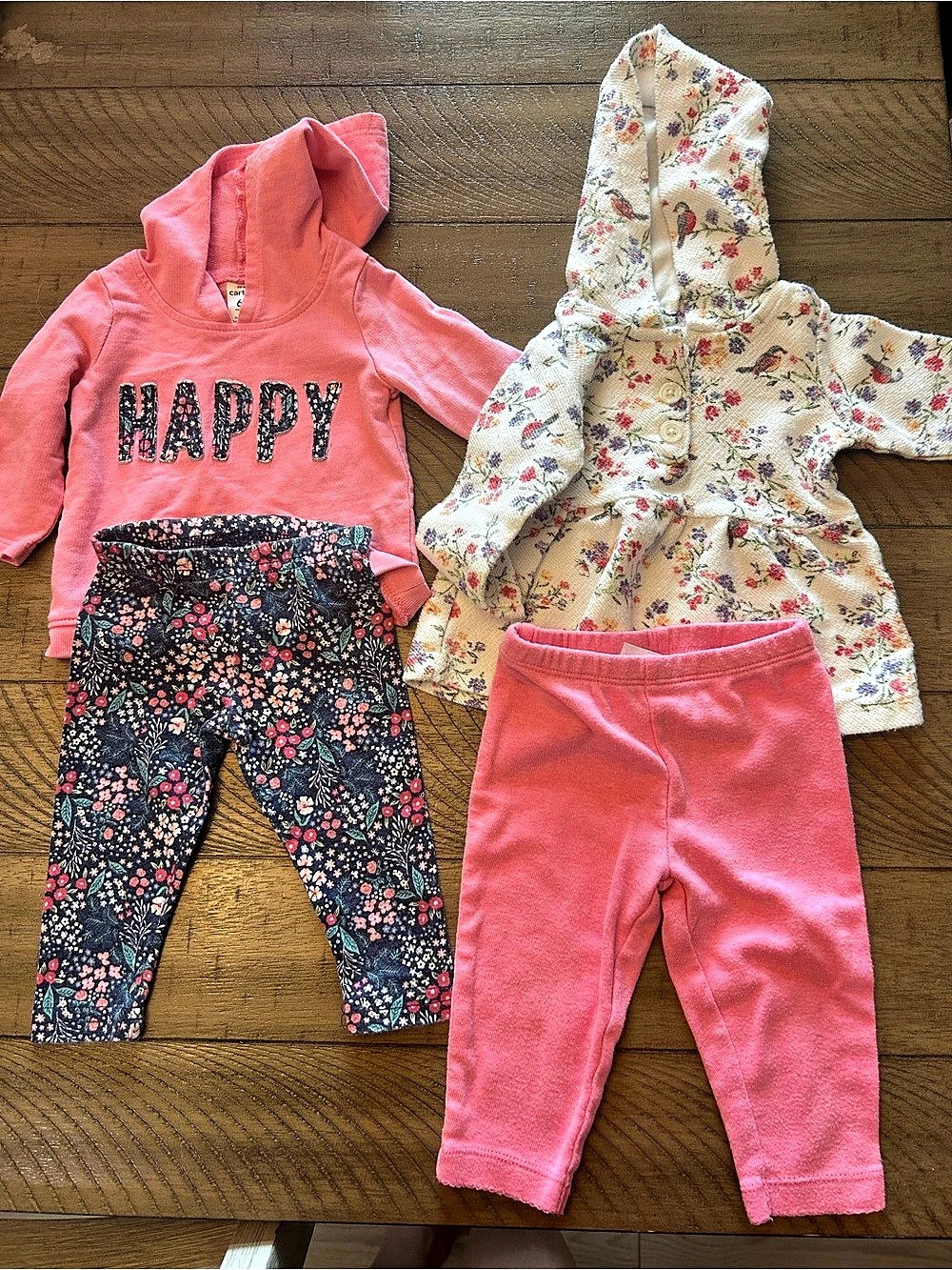 3-6M Baby Girl Bundle of Jacket and leggings